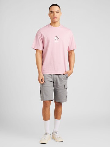 JACK & JONES Тениска 'EASTER ACTIVITY' в розово