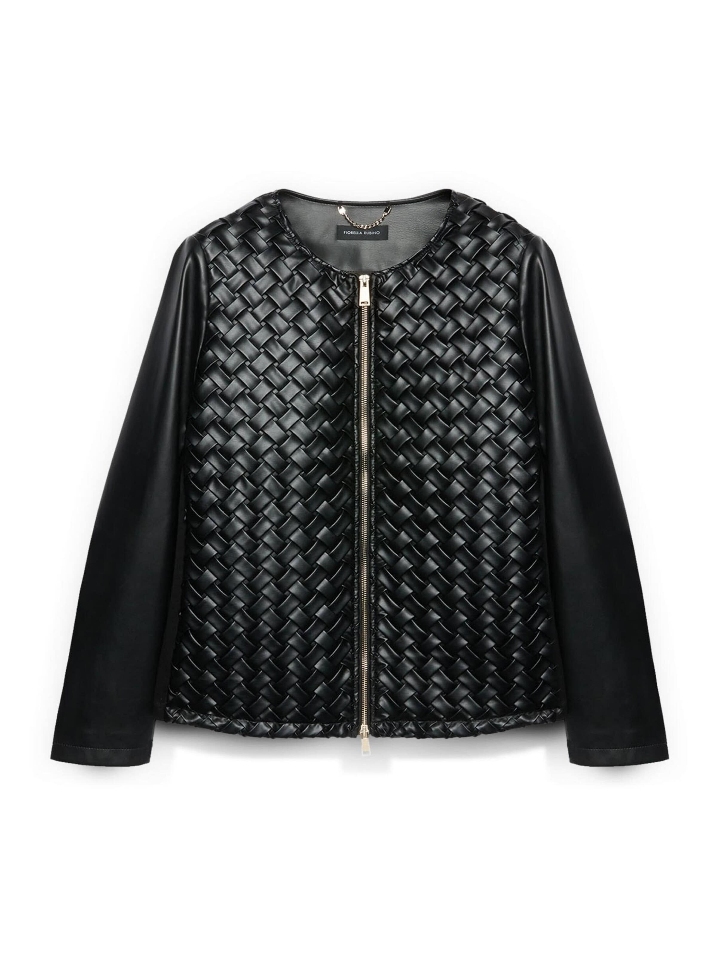 Fiorella Rubino Between-Season Jacket in Black: front