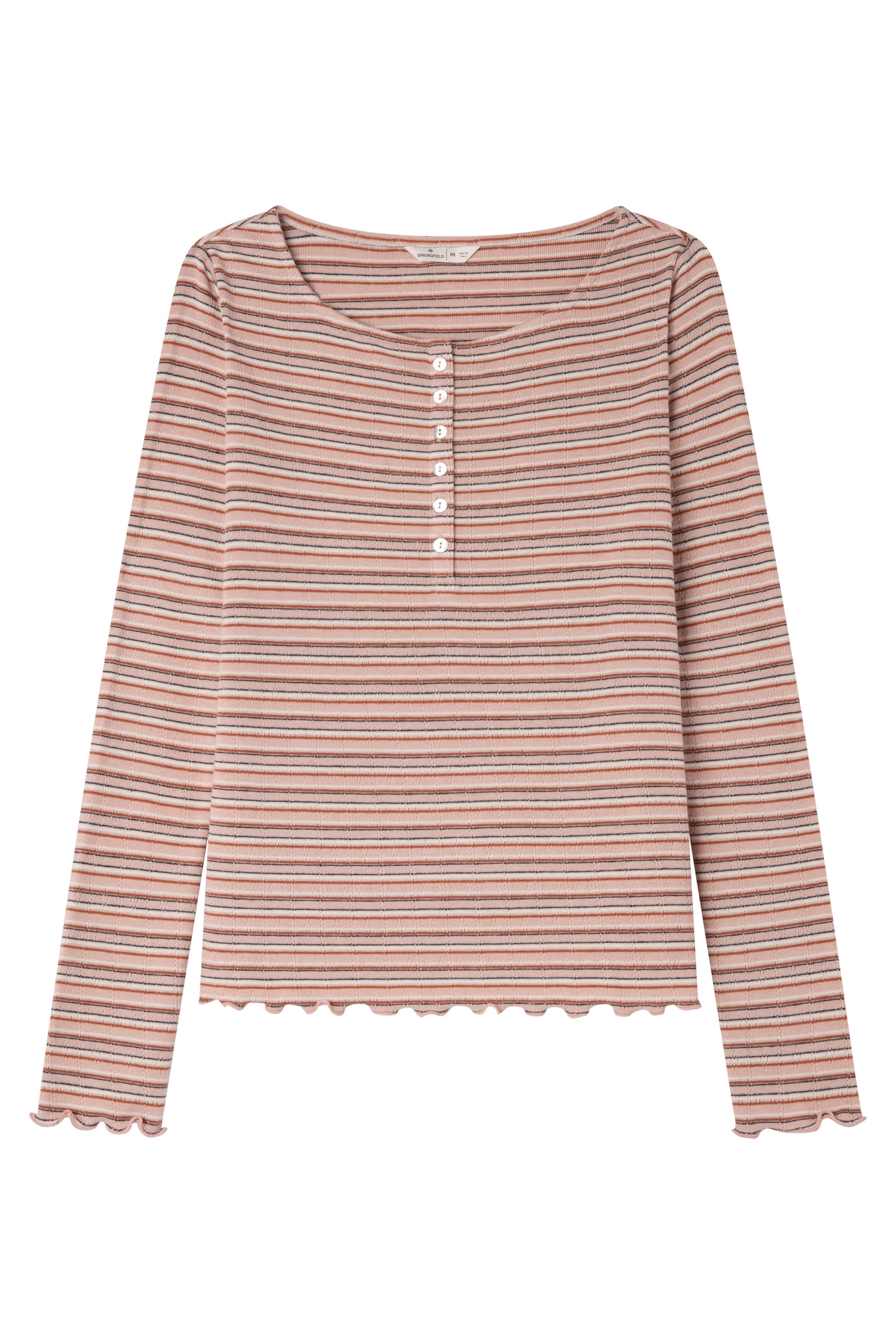 Springfield Shirt in Roze: voorkant