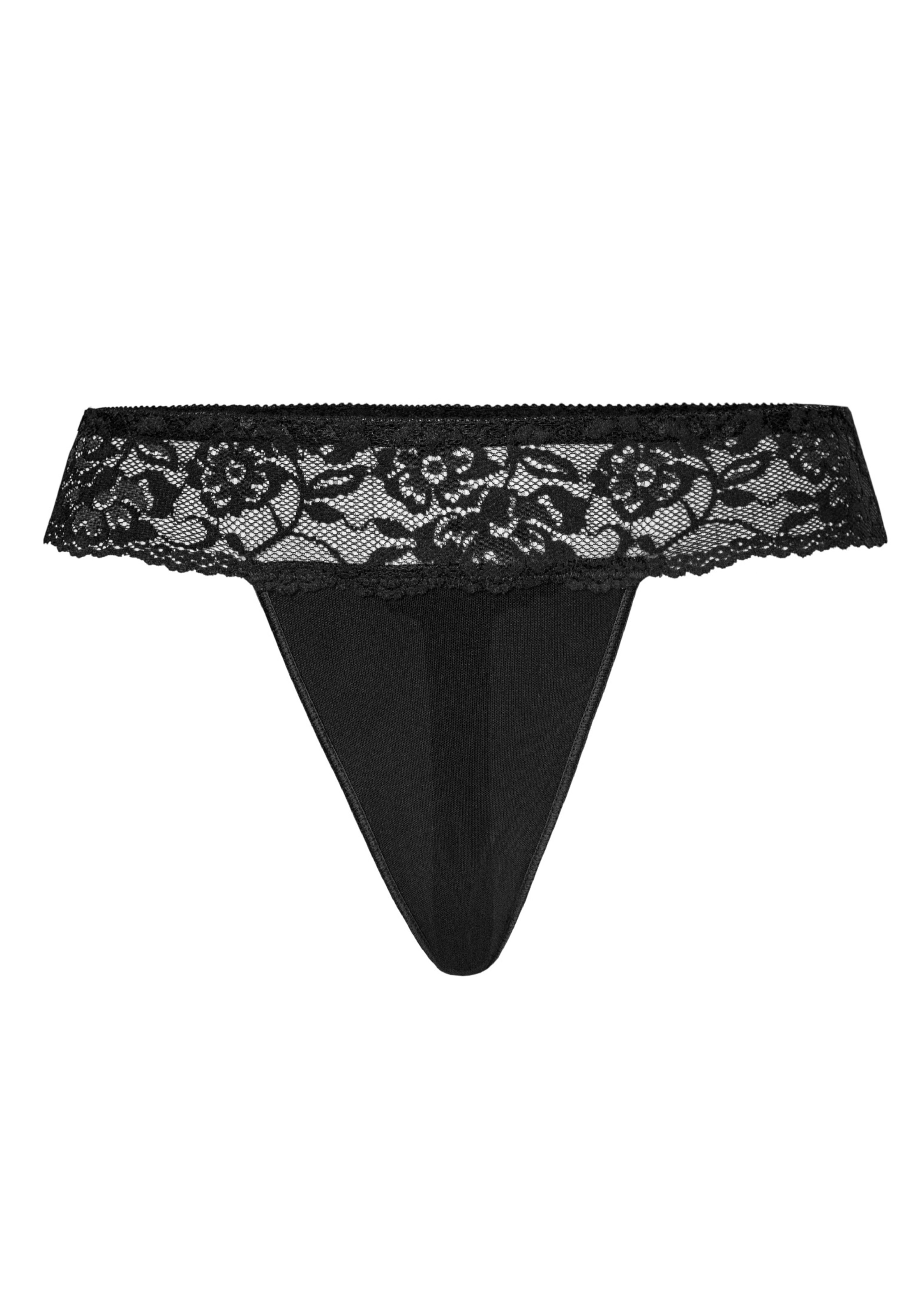 TEYLI Стринг в черно: отпред