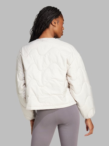 ADIDAS SPORTSWEAR Athletic Jacket 'Nuganic Insulation' in White