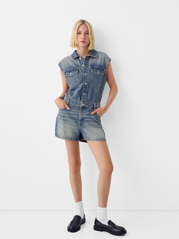 Bershka Jumpsuit in Blue