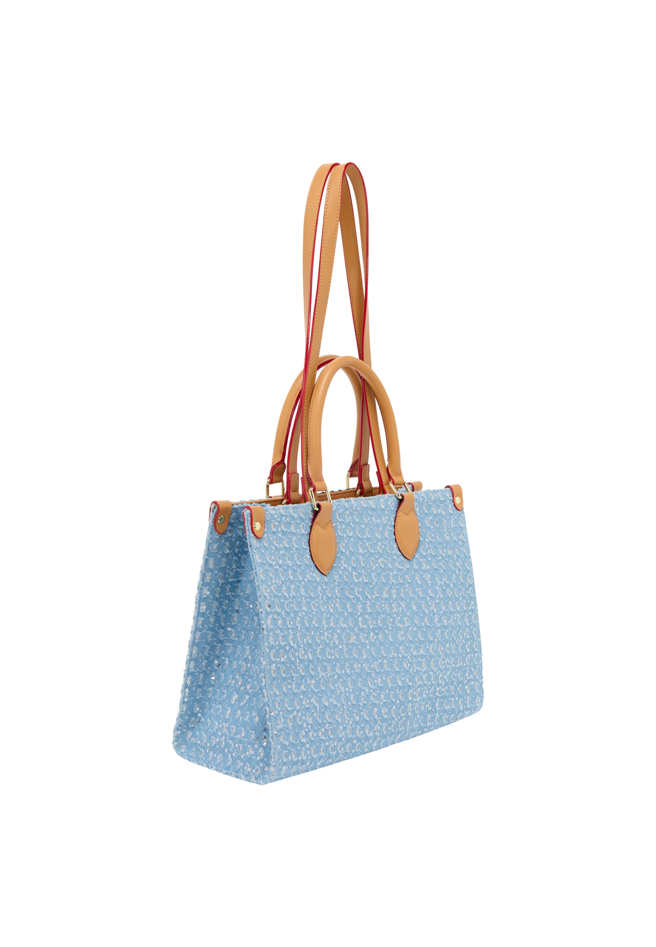 MYMO Handtas 'Pop Eyetheme' in Blauw