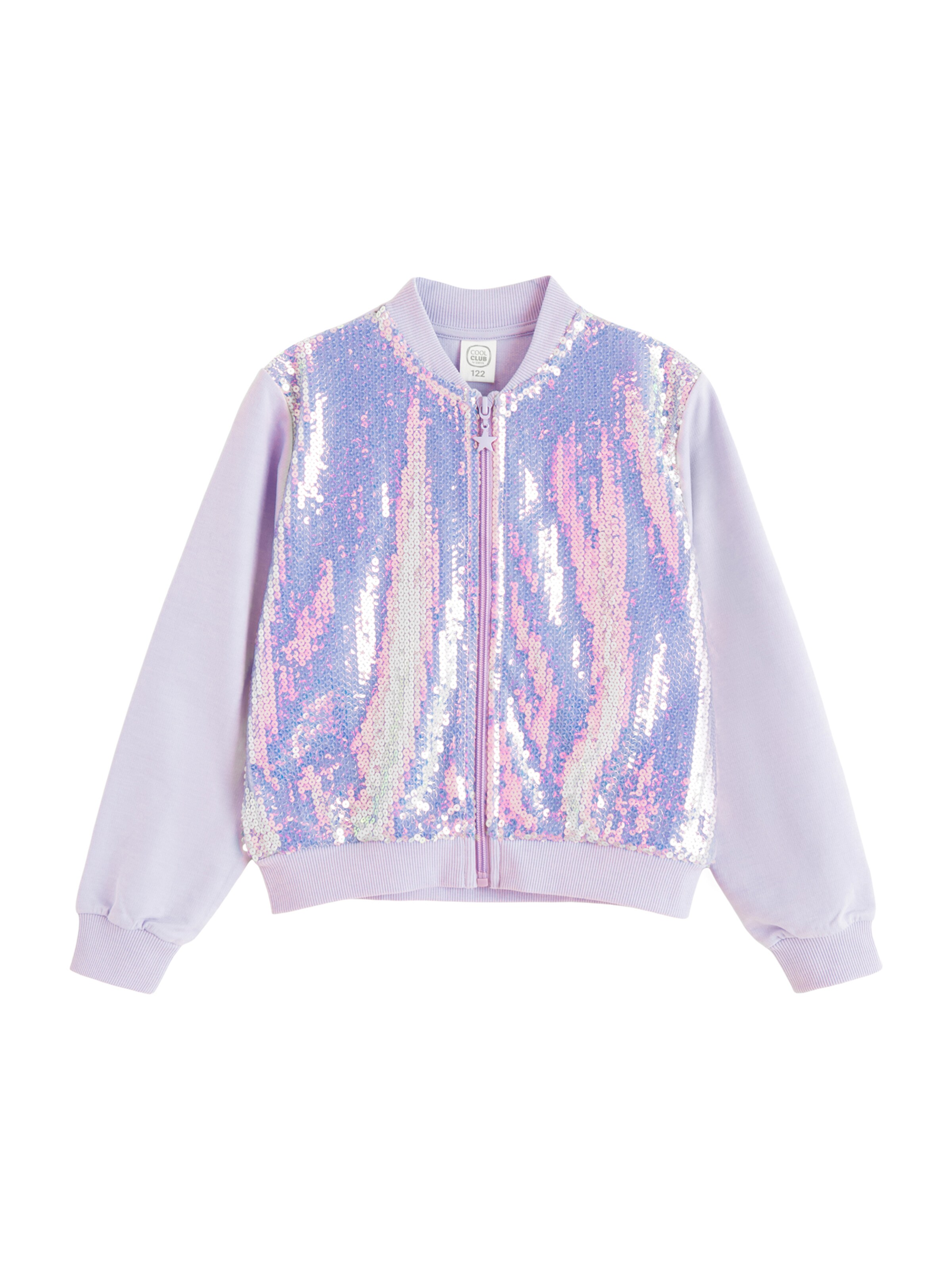 Veste de survêtement Cool Club en violet : devant