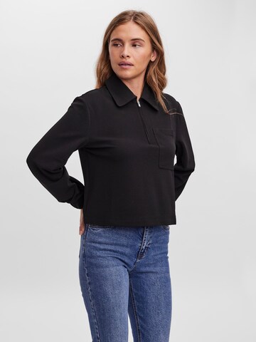 VERO MODA Sweatshirt 'Dagny' in Zwart: voorkant