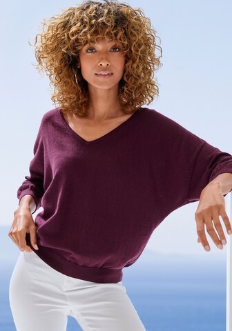 VIVANCE Pulóver - piros: elől