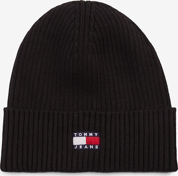Bonnet Tommy Jeans en noir : devant