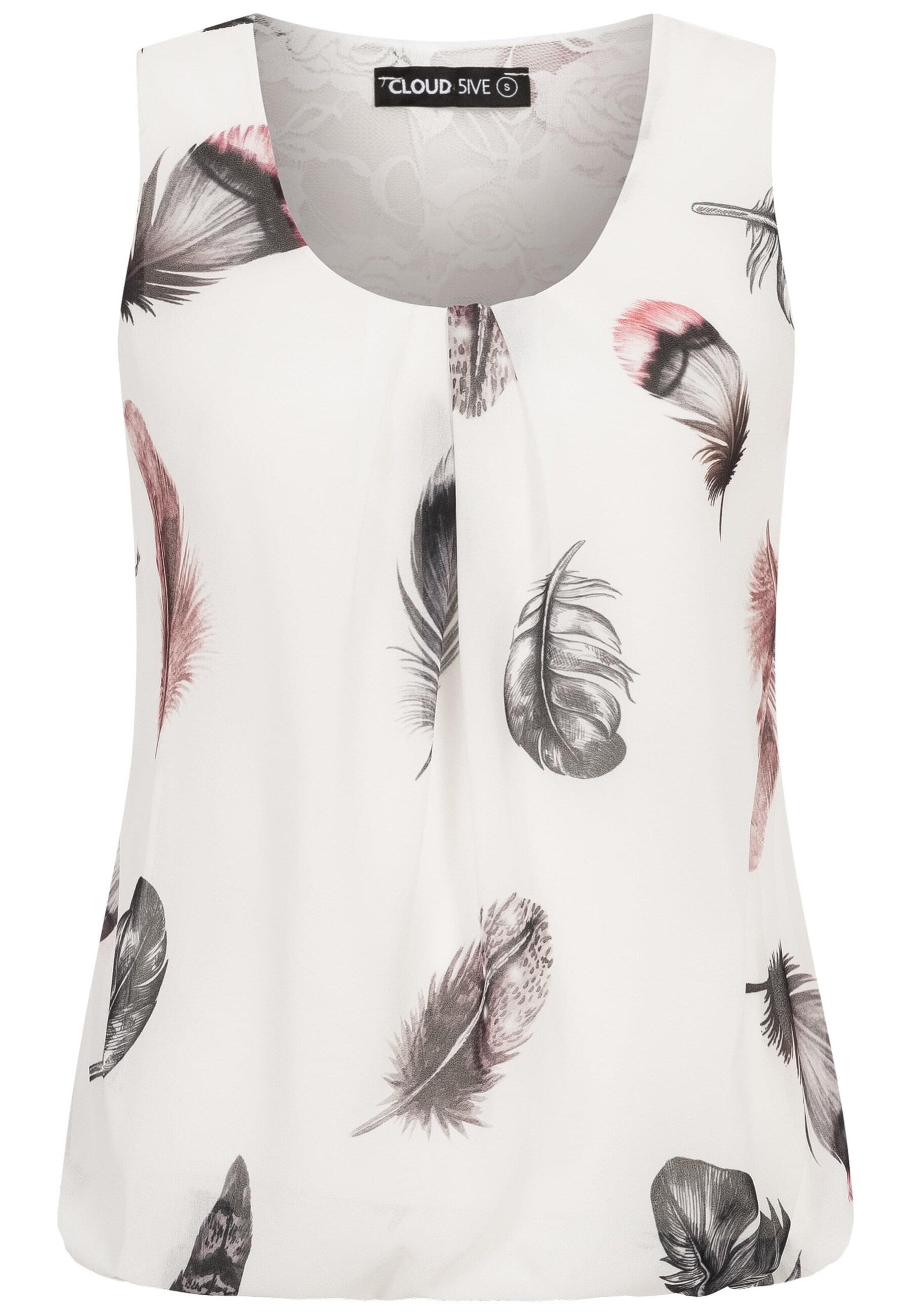 Camicia da donna di Cloud5ive in bianco: frontale