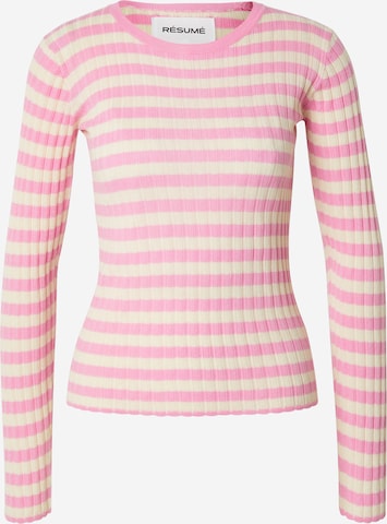 Résumé Pullover 'Arlie' in Pink: predná strana