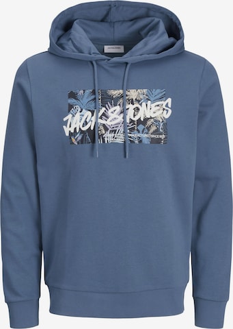 JACK & JONES Sweatshirt 'Hawaii' in Blue: front