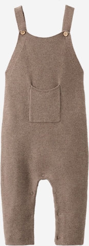 MANGO KIDS regular Overalls 'YORK1' i brun: forside