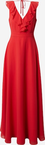 SWING - Vestido de noche en rojo: frente