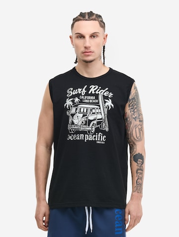 T-Shirt 'Shorey' Ocean Pacific en noir : devant