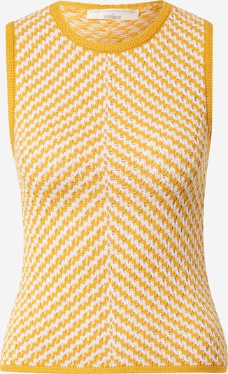 Guido Maria Kretschmer Collection Tops en tricot 'Verena' en jaune / blanc, Vue avec produit
