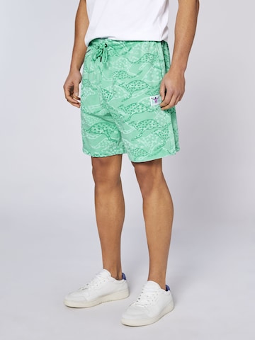 CHIEMSEE Loose fit Pants in Green
