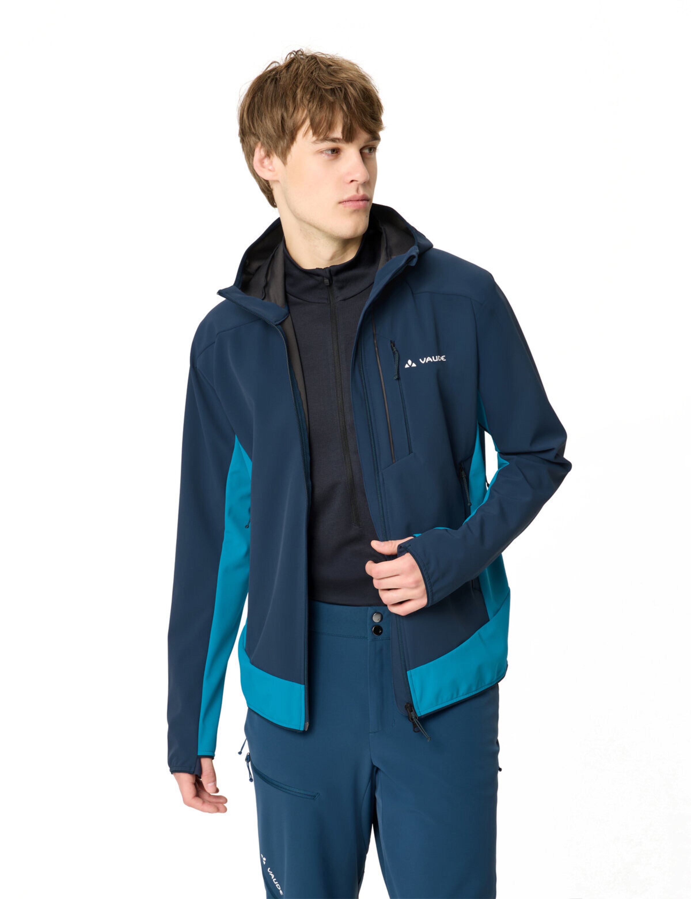 VAUDE Sportjas 'Larice' in Blauw