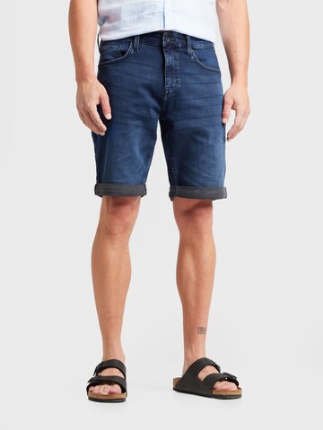 QS Regular Shorts in Blau: predná strana