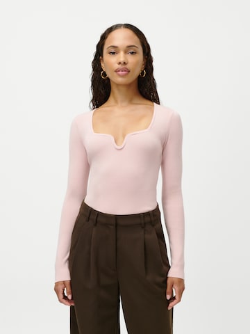 LeGer by Lena Gercke Футболка 'Guya' в Ярко-розовый: спереди