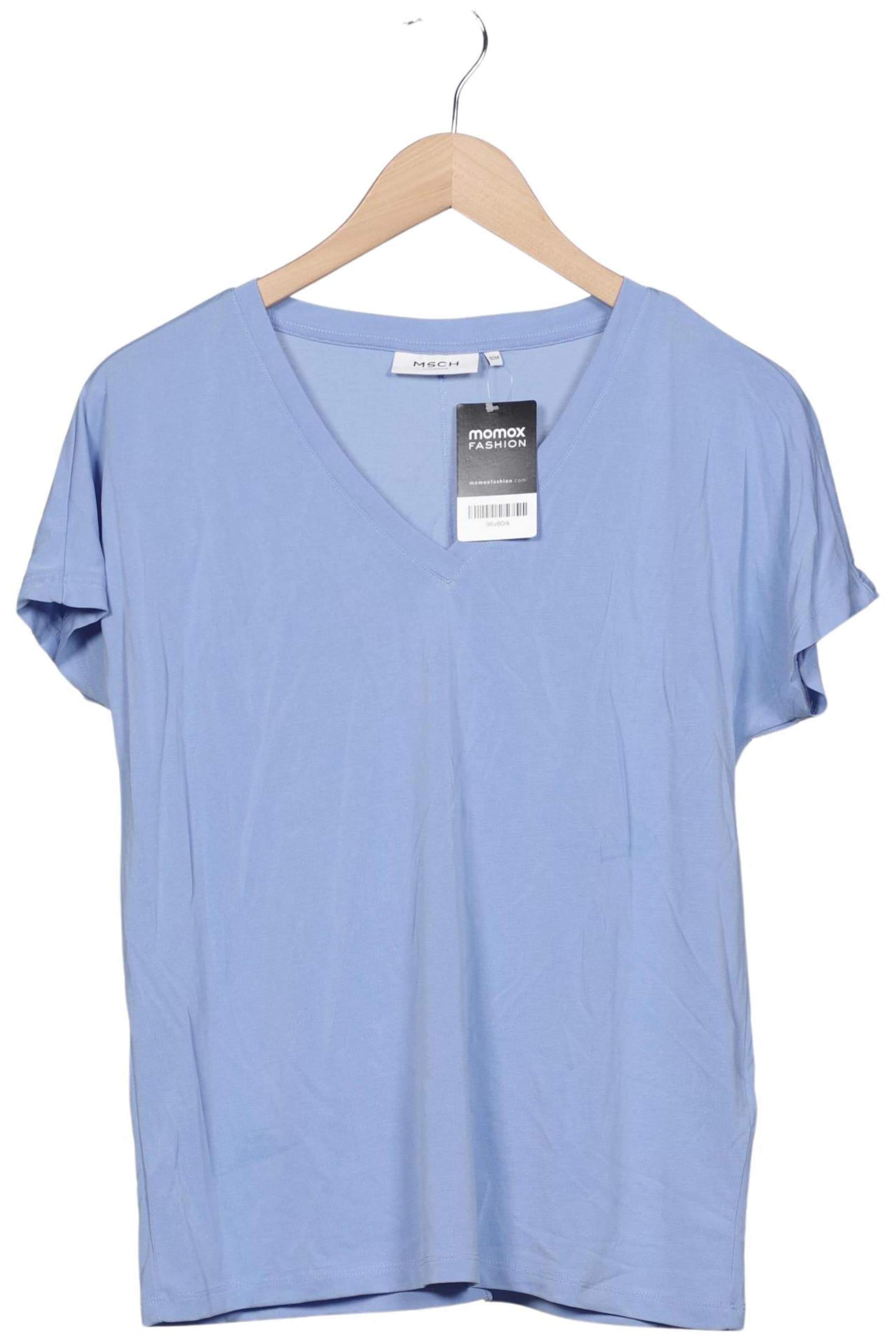 MSCH COPENHAGEN T-Shirt S in Blau: Vorderseite