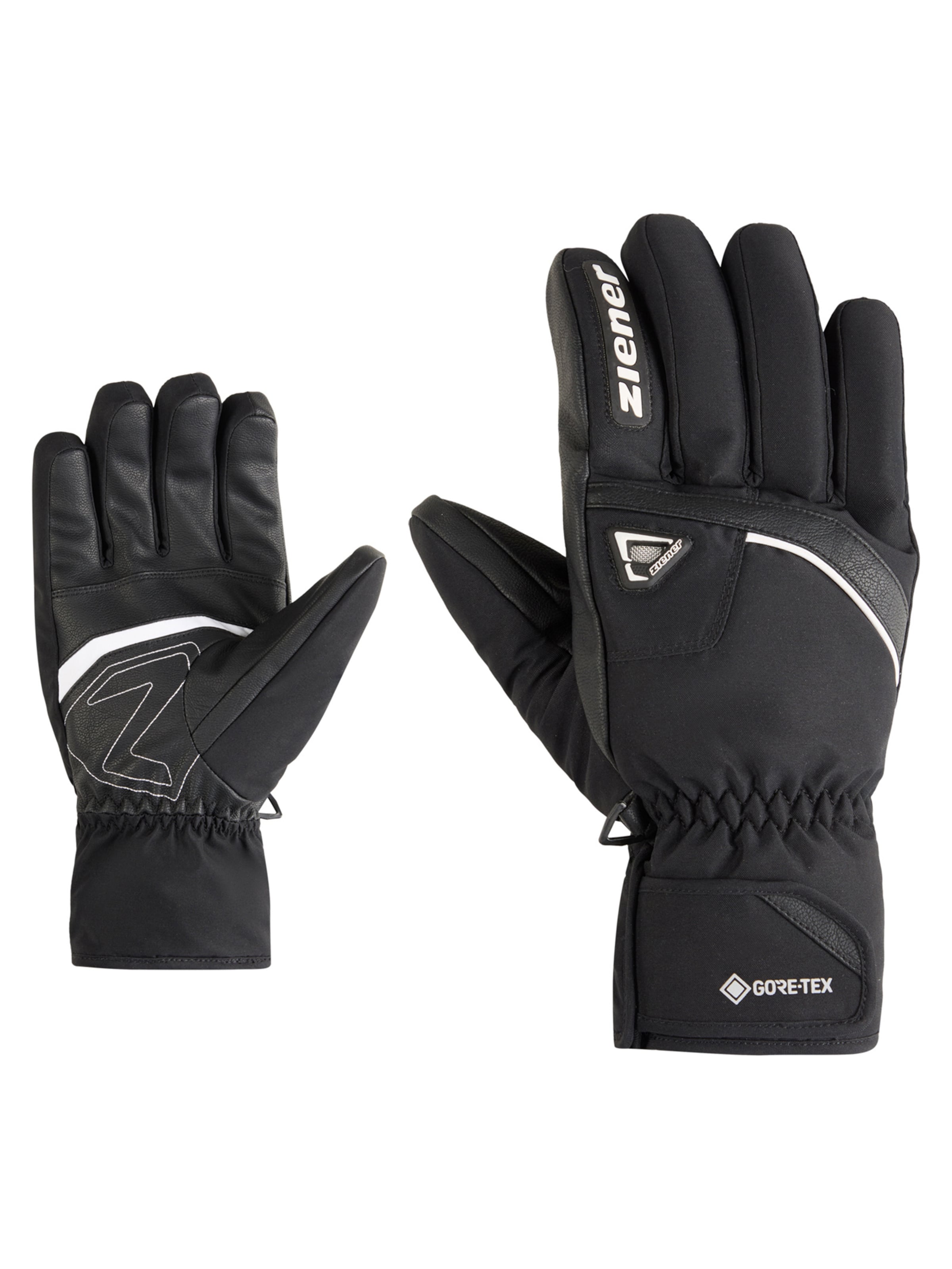 ZIENER Athletic Gloves 'Galiso' in Black: front