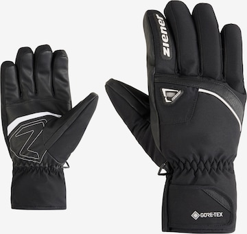 ZIENER Athletic Gloves 'Galiso' in Black: front