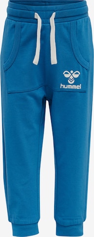 Effilé Pantalon Hummel en bleu