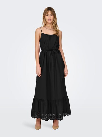 Robe 'LOU' ONLY en noir : devant