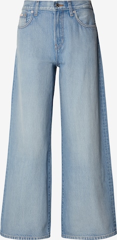 Calvin Klein Jeans Wide leg Jeans in Blauw: voorkant