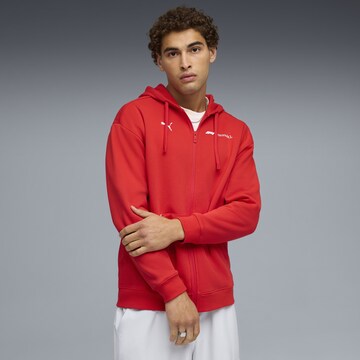 Veste de survêtement 'F1 Essentials+' PUMA en rouge : devant