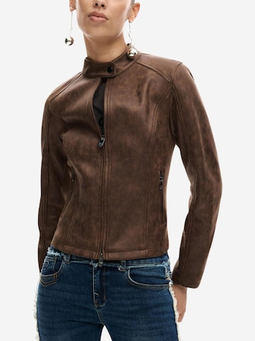 Desigual Winterjas 'CHAQ_SAND 26SWEW10' in Bruin