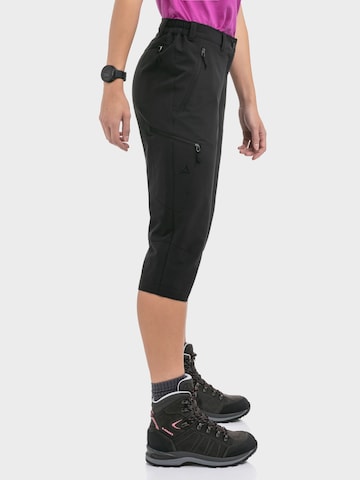 Regular Pantalon outdoor Schöffel en noir