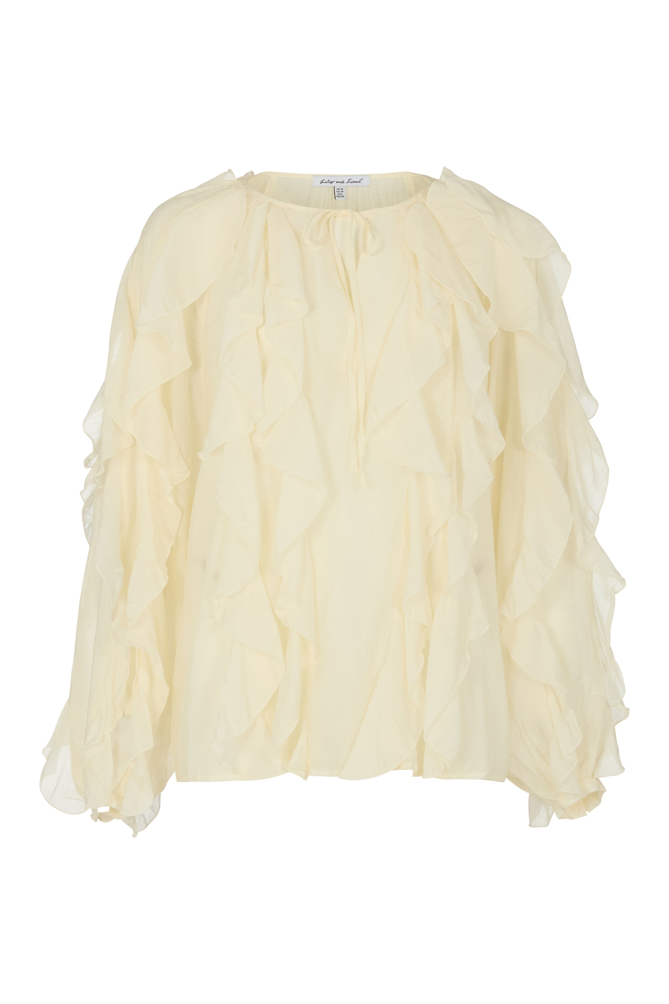 lily and lionel Bluse in Weiß: Vorderseite