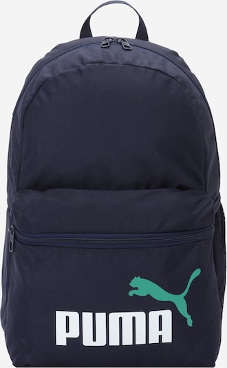 PUMA Mochila 'PHASE' em navy / verde / branco, Vista do artigo