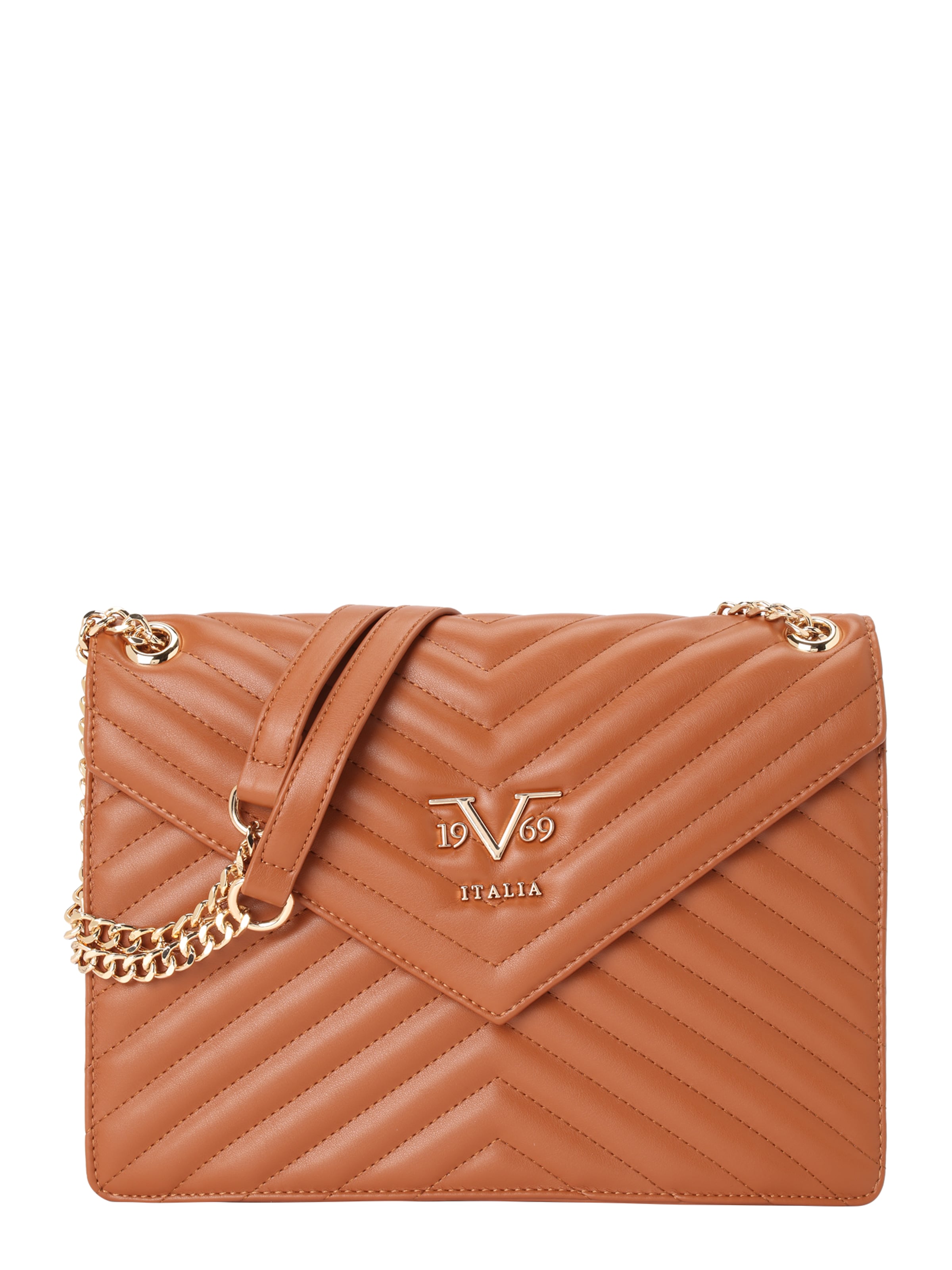 19V69 ITALIA Чанта за през рамо 'Bianca' в кафяво: отпред