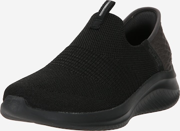 SKECHERS Slip-Ons 'Ultra Flex' in Black: front