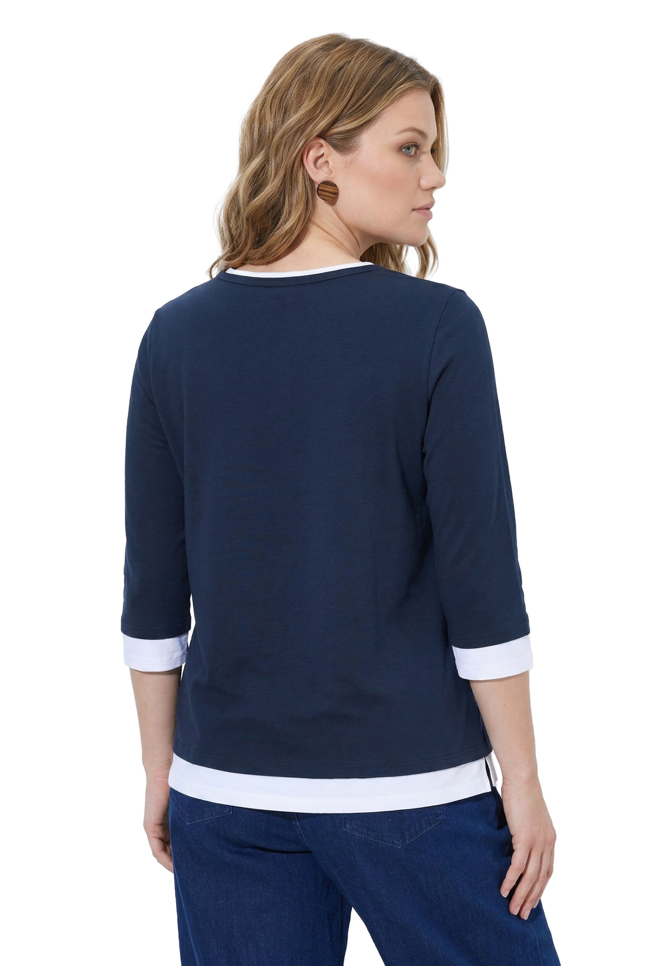 Ulla Popken Shirt in Blau