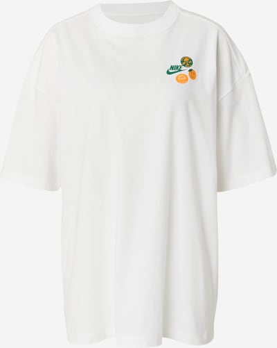 Marškinėliai iš Nike Sportswear, spalva – tamsiai žalia / oranžinė / balta, Prekių apžvalga