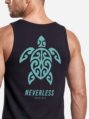 Neverless Shirt 'Honolulu Turtel' in Blue
