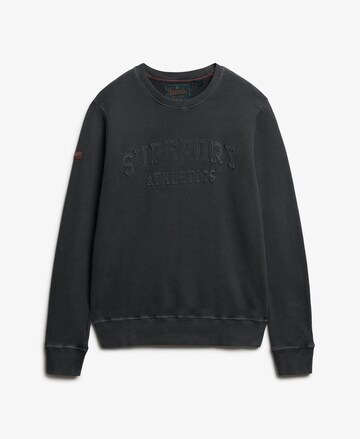 Sweat-shirt Superdry en noir : devant
