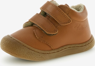 NATURINO First-Step Shoes in Brown: front