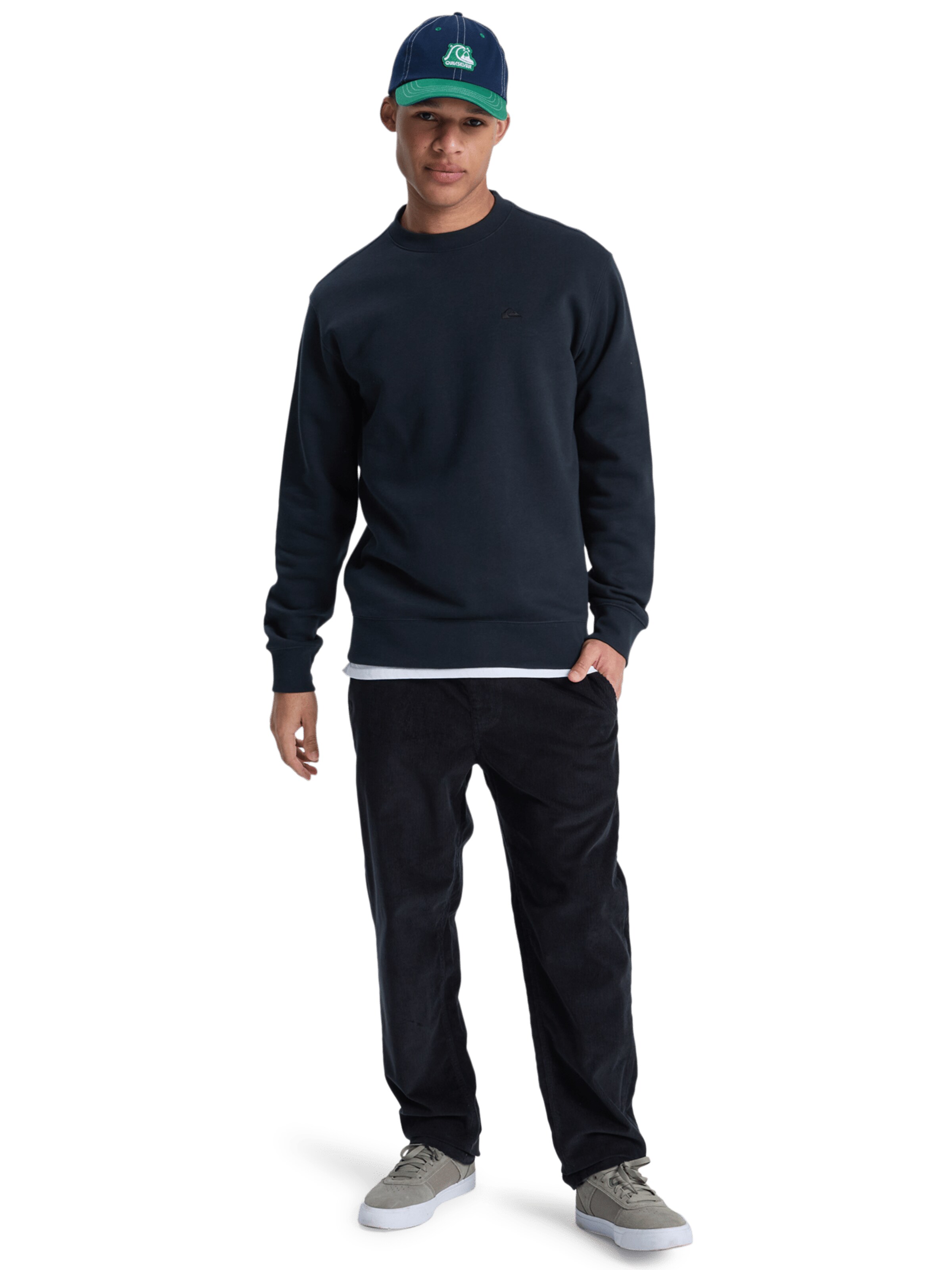 QUIKSILVER Sweatshirt 'Salt Water' in Black