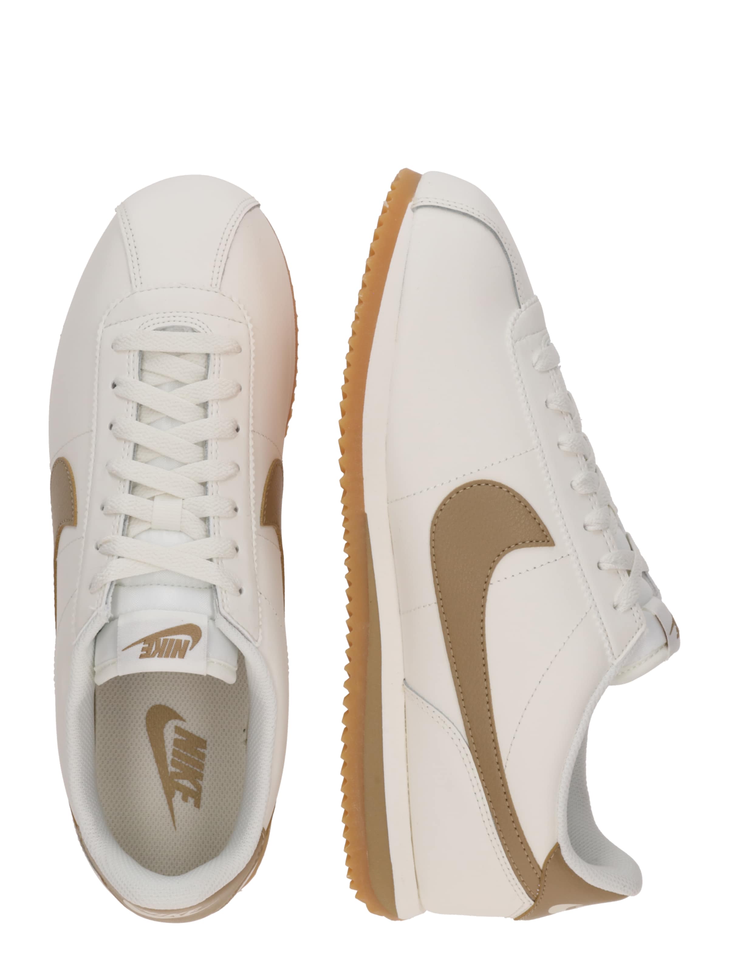 Nike Sportswear Rövid szárú sportcipők 'CORTEZ' - bézs: oldalt