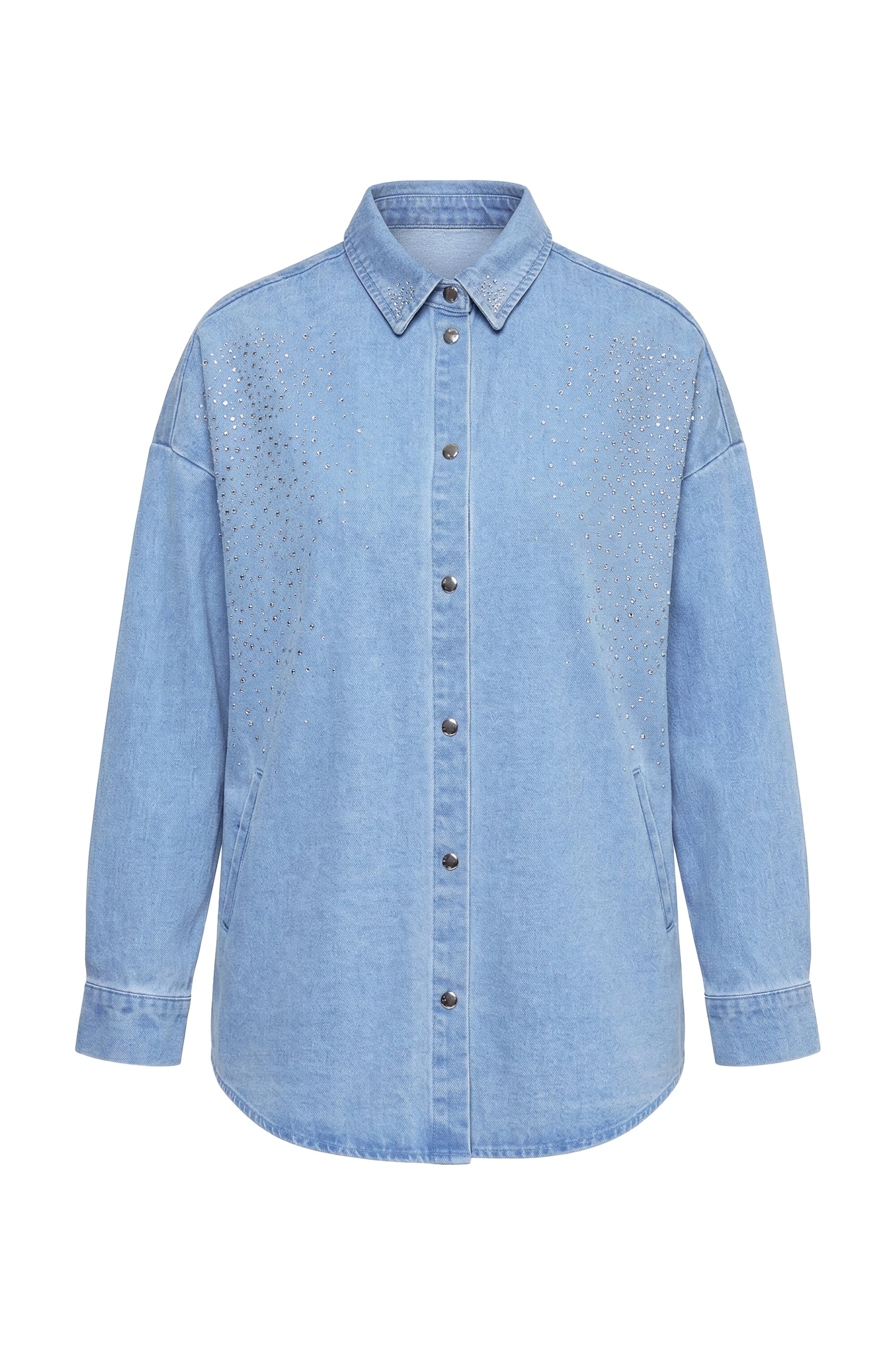 Ulla Popken Blouse in M-L in Blue, Item view
