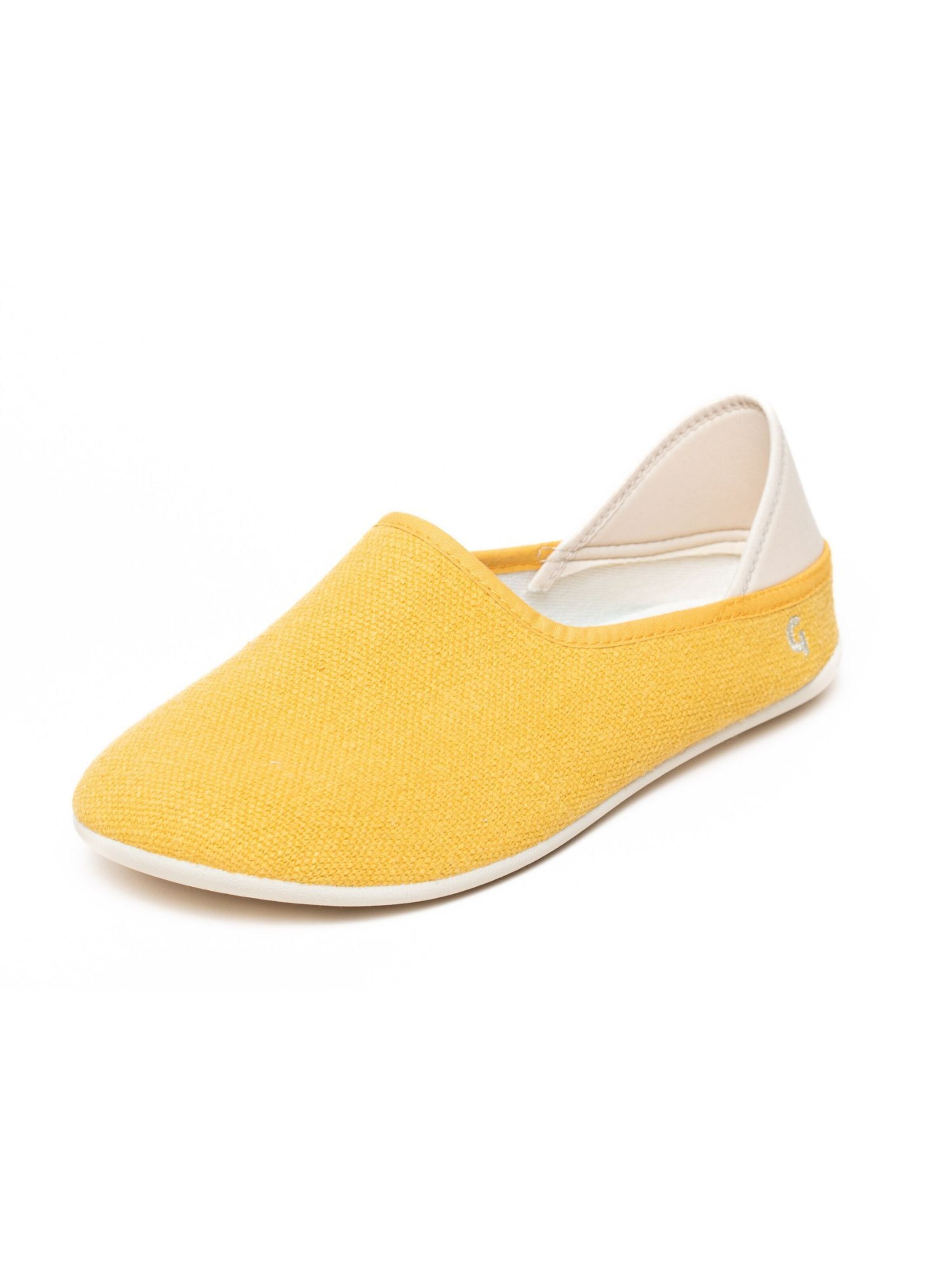 Gottstein Espadrilles 'Espadrille Linen Slip-On'‌‌‌‌‌‌‌ in Gelb: Vorderseite