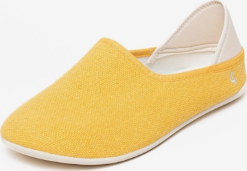 Gottstein Espadrilles 'Espadrille Linen Slip-On' in Gelb: Vorderseite