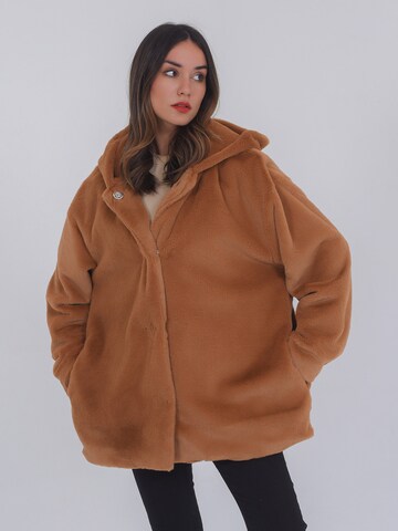 FRESHLIONS Winter Jacket 'Madita' in Brown