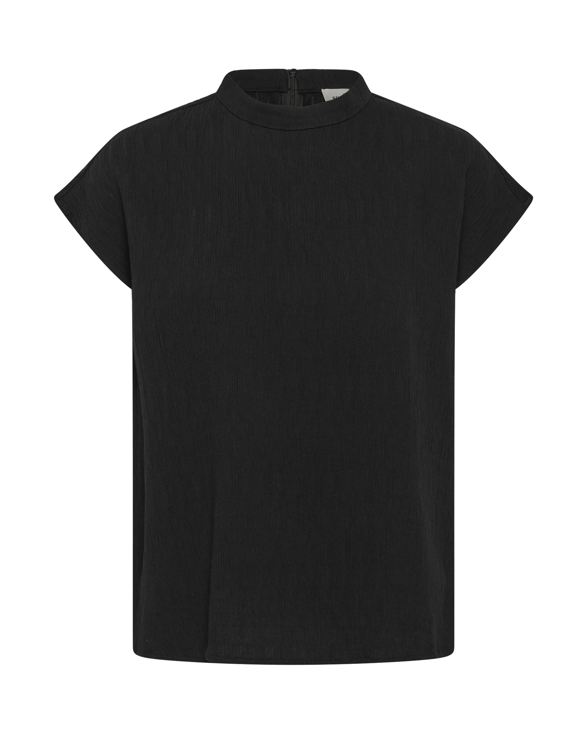 SOAKED IN LUXURY - Blusa en negro: frente