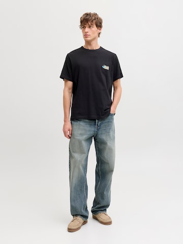 JACK & JONES Póló 'JORMONTAUK' - fekete