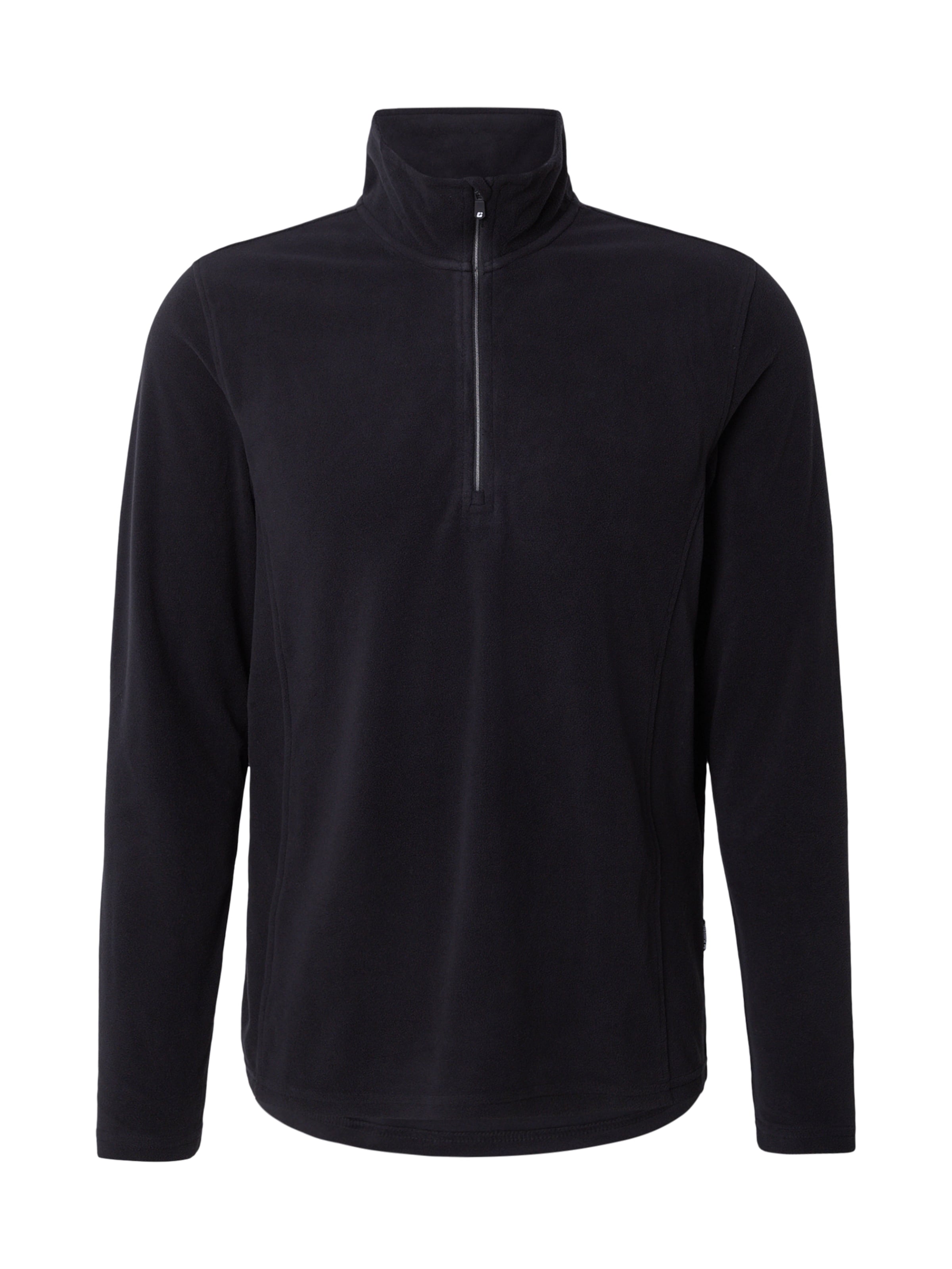 melns KILLTEC Sporta džemperis 'KSW 63': no priekšpuses