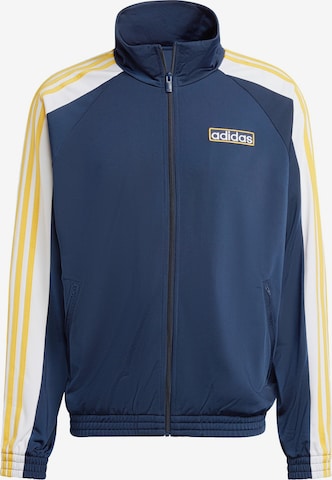 ADIDAS ORIGINALS Zip-Up Hoodie 'Adibreak' in Blue: front